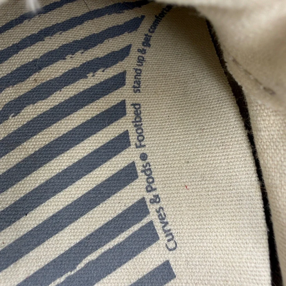 Taos Plim Soul Sneakers Womens 7.5 Blue Canvas Lace Up Comfortable Arch Support - Picture 11 of 13